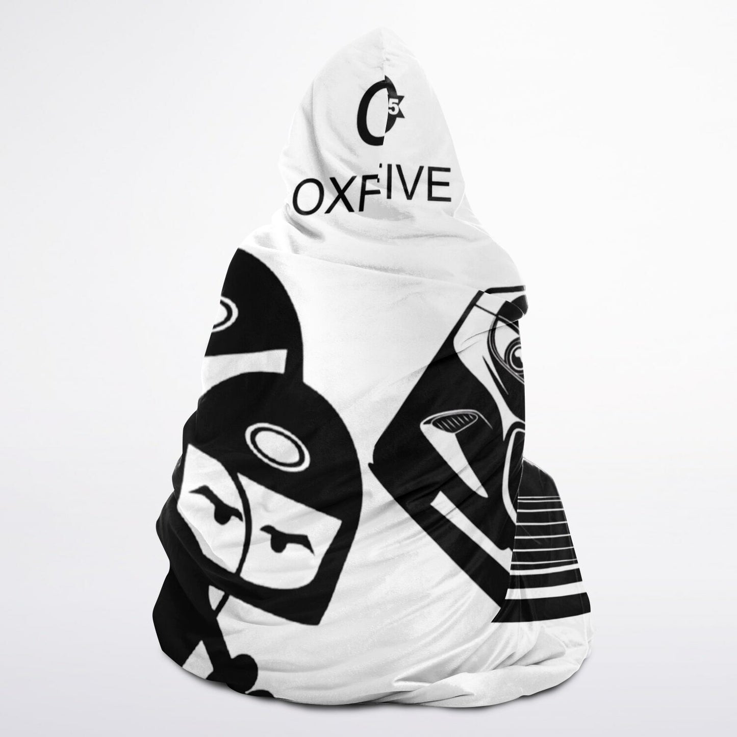 OX5 Youth Hooded Blanket Sherpa - AOP