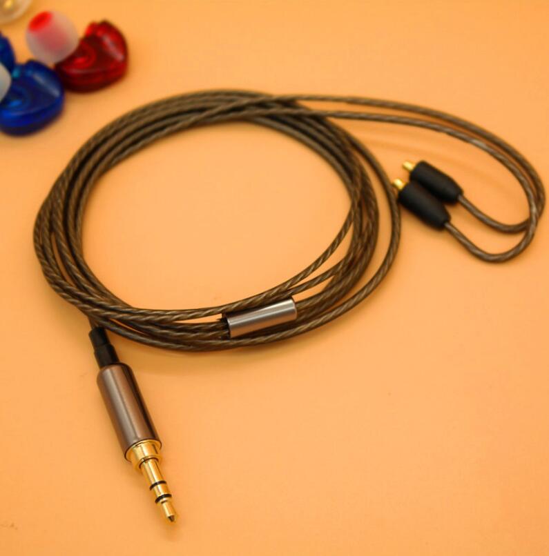 3.5mm In Ear Earphone Double Dynamic Drive HIFI Earphone Bass DJ Metal Earphone Detachable Headset