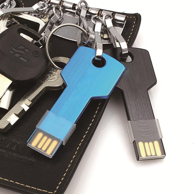 USB Flash Drive 64GB Metal Key Pendrive 64GB Waterproof Pen Drive USB 2.0 USB Stick Memory Stick USB Flash Custom Metal