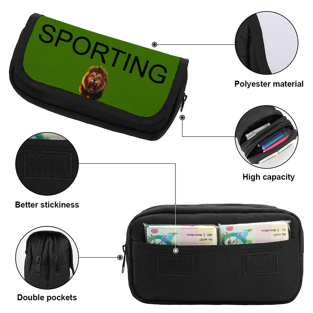 SPORTING 1 Bags Pencil Case Stationery Pouch 8.7" x 3.1" x 4.3"
