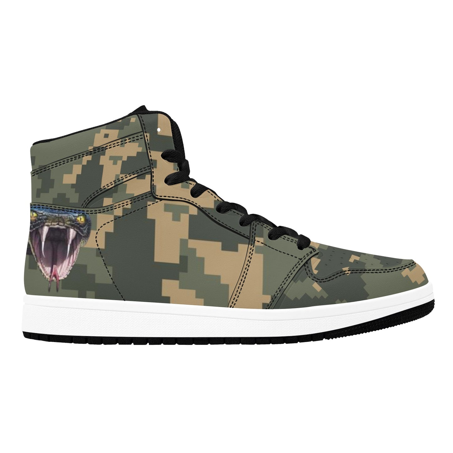 OX5 Snake Shoes High Top Sneakers Men's