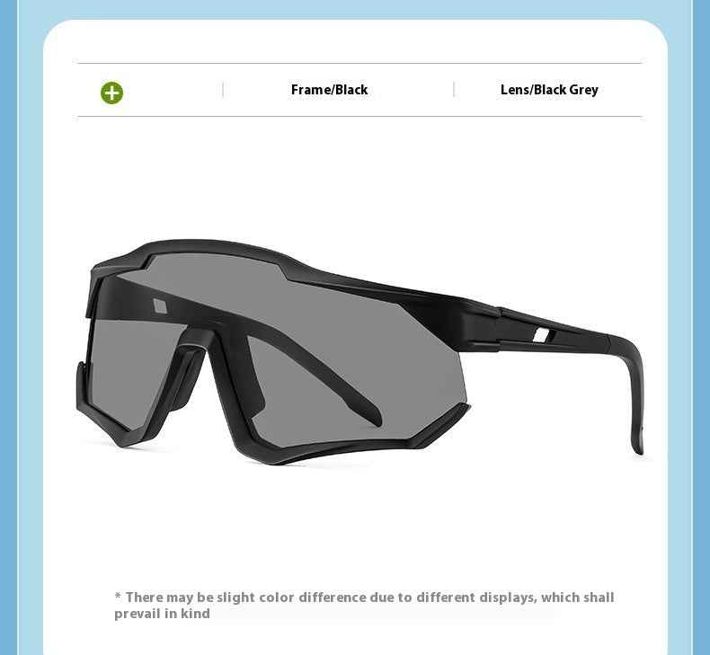 Óculos de proteção coloridos e reflexivos para caminhadas e montanhismo, óculos de ciclismo integrados