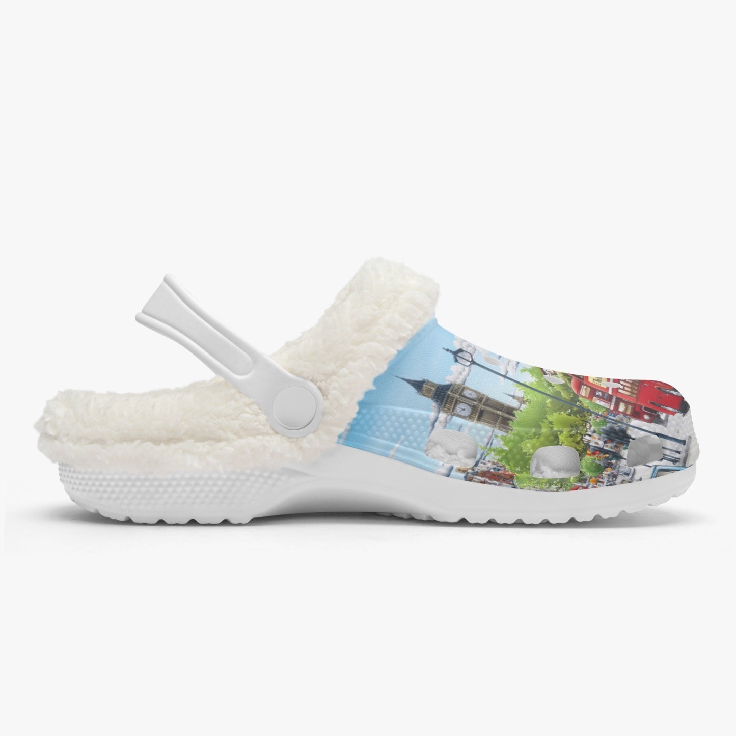 OX5 (UK) Lined All Over Printed Clogs