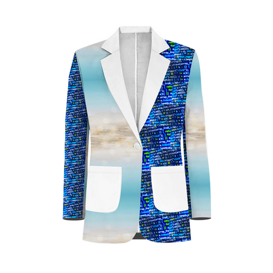 FLOW (Men Casual Suit Blazer with Pockets Coat Fashion)