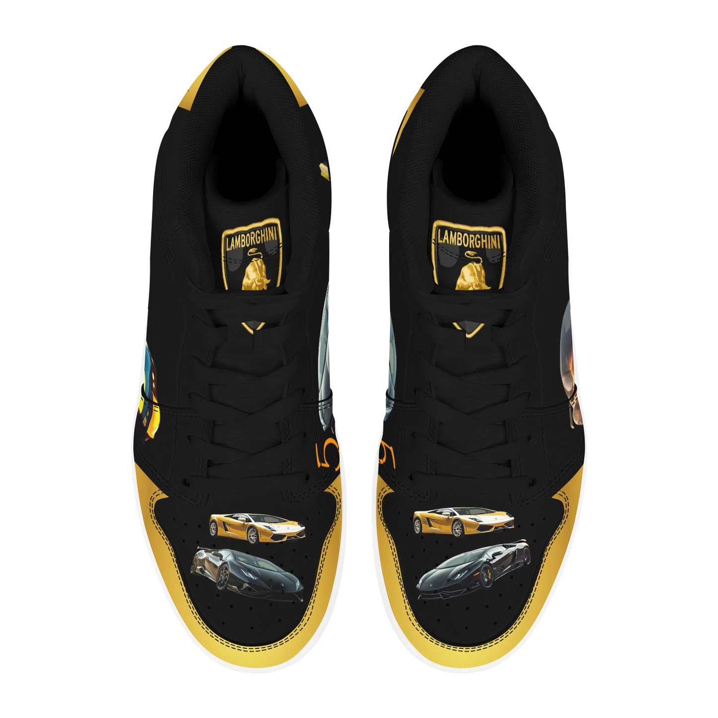 LAMBOX Black - Men's High Top Sneakers