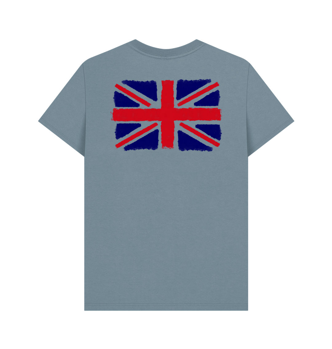 Stone Blue Printed T-shirt