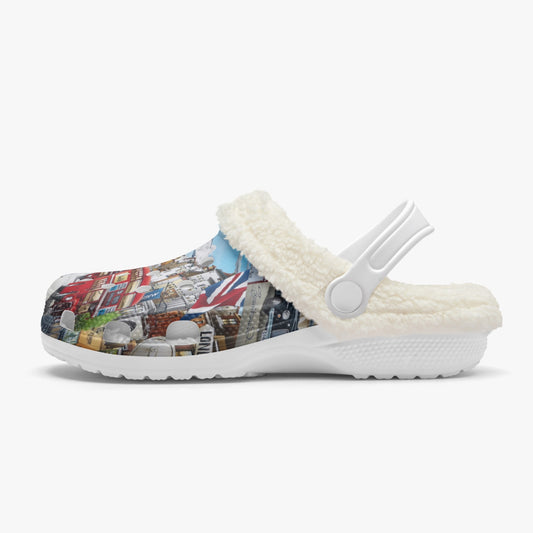 OX5 (UK) Lined All Over Printed Clogs