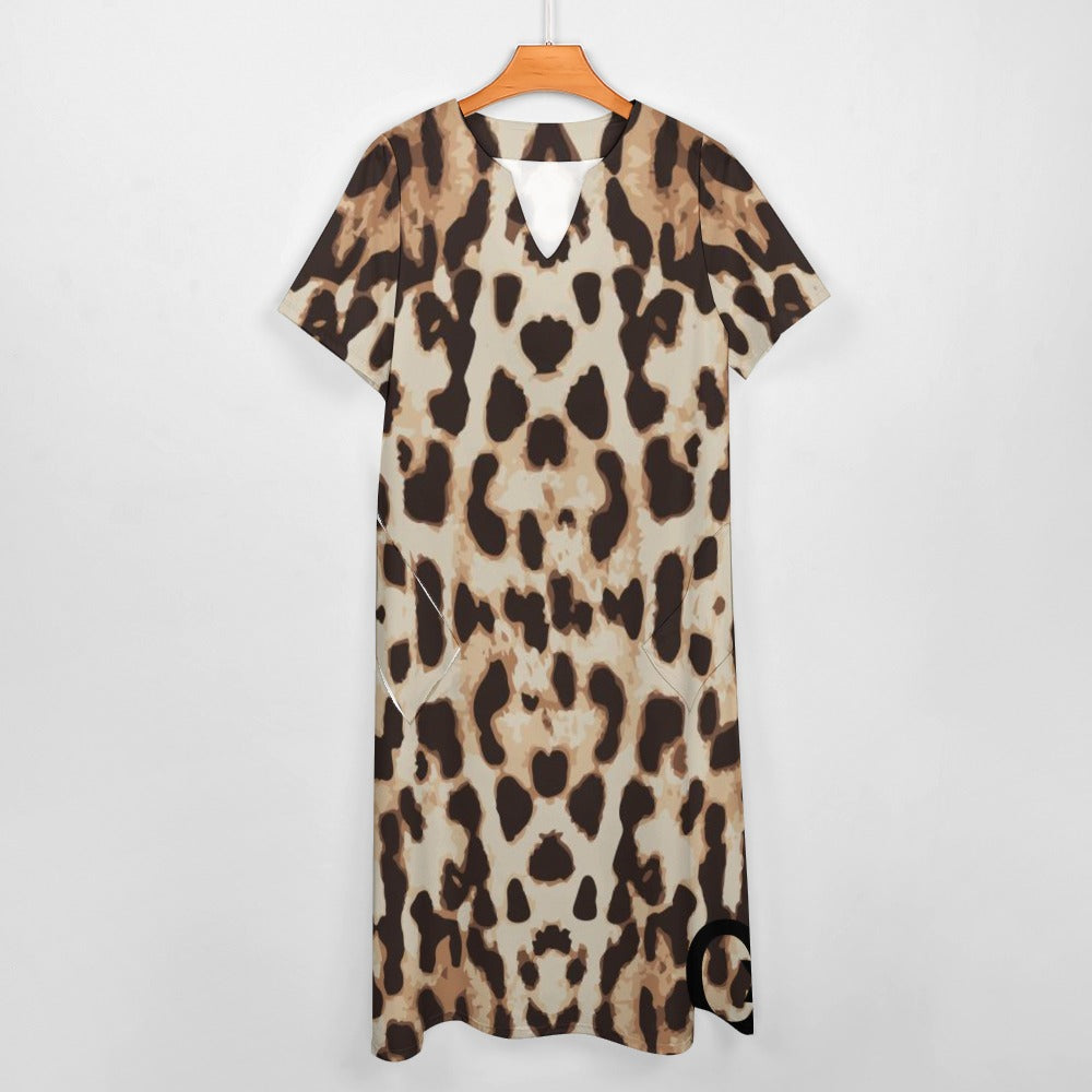 CODE 1 - point sleeve dress