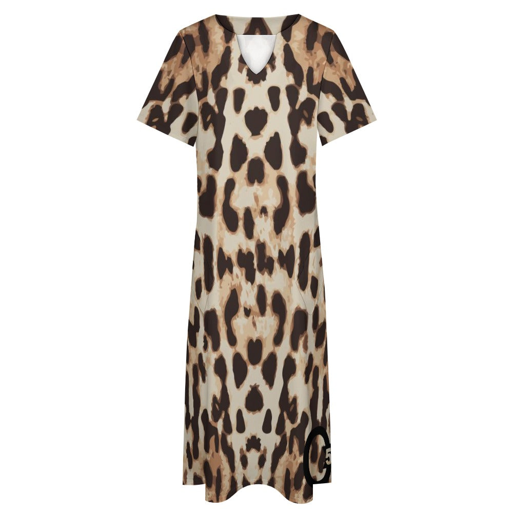 CODE 1 - point sleeve dress