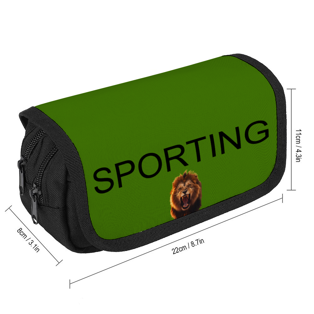 SPORTING 1 Bags Pencil Case Stationery Pouch 8.7" x 3.1" x 4.3"
