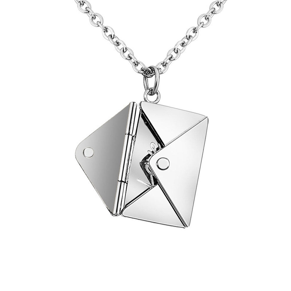 Fashion Jewelry Love You Envelop Necklace