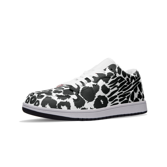 Unisex Low Top Leather Sneakers VIBE C2